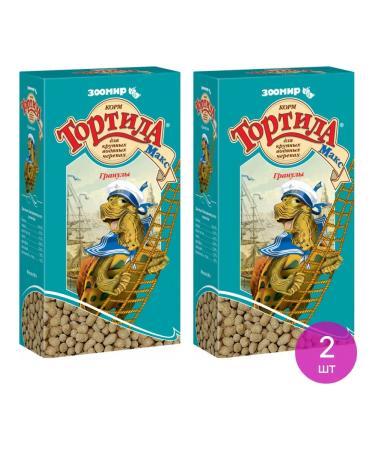 Zoomir Tortila-M food for water turtles 90g (a set of 2 pcs)