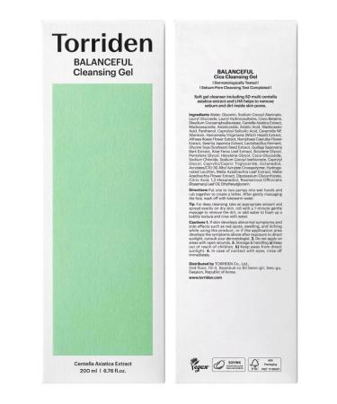 Torriden Balanceful Cleansing Gel soft face gel - Buy Online on GoSupps.com