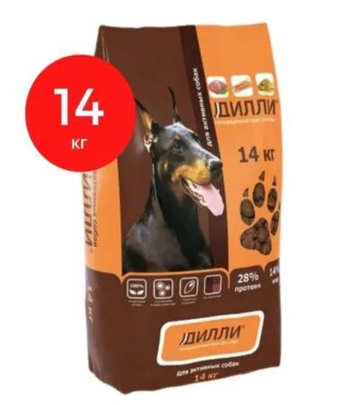 DILLY Dog food for dogs 14 kg