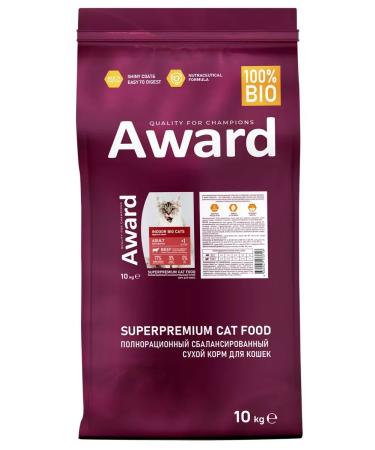 AWARD For cats with beef and chicken 10 kg - Buy Online on GoSupps.com
