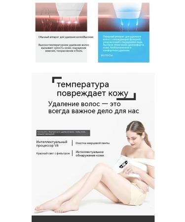 V6 laser epilator with ice cooling - Buy Online on GoSupps.com