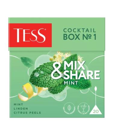 TESS Tea of herbal cocktail boxing No. 1 20 peppermint peppers linden 3up - Buy Online on GoSupps.com