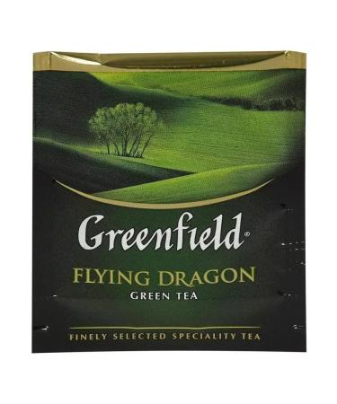 Greenfield Tea Flying Dragon Green 100pack UC - Buy Online on GoSupps.com