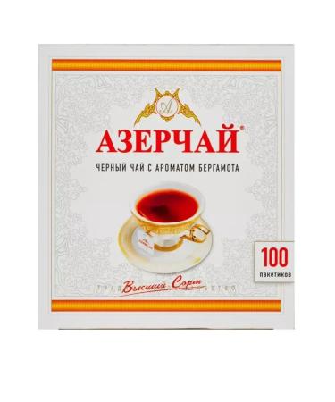 Azerchay Tea bouquet bouquet with bergamot 100 bags 2 packs - Buy Online on GoSupps.com