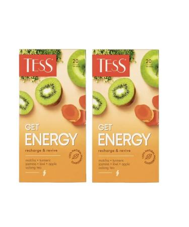 TESS Get Energy Tea Ulun with additives 1.5 g x 20 pak 2 units