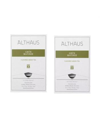 ALTHAUS Tea Grun Matinee Pyra-Pack 15 PAC x 2.75 g 2 units
