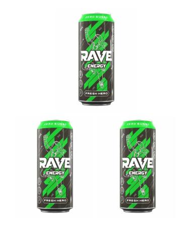 Rave Energy Energy Lime Mint 0.45 l 3 pcs