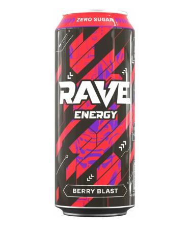 Rave Energy Energy Berry Blast 0.45 L 2 pcs - Buy Online on GoSupps.com