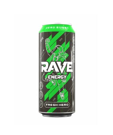 Rave Energy Energy Lime Mint 0.45 l 6 pcs - Buy Online on GoSupps.com
