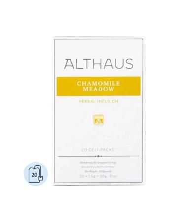 ALTHAUS Chamomile Meadow Chamomile Herbal Tea Bags 20 bags 2 packs - Buy Online on GoSupps.com