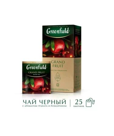 Greenfield Grand Fruit tea is black 25 packages 2 units - Buy Online on GoSupps.com