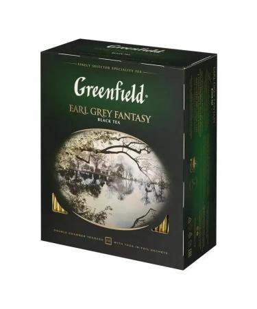 Greenfield Tea Earl Grey Fantasy Black 100 Pak UC