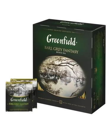 Greenfield Tea Earl Grey Fantasy Black 100 Pak UC - Buy Online on GoSupps.com