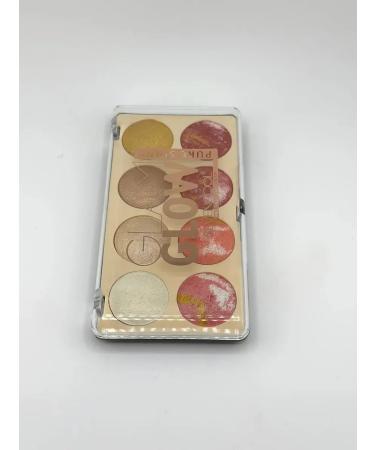 ice store Highlighter palette baked shadows for the face and eyes 8 shades - Buy Online on GoSupps.com