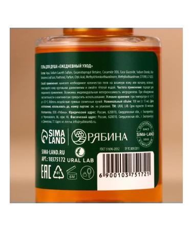 URAL LAB Shower gel Happy New Year set 4 per 100 ml - Buy Online on GoSupps.com