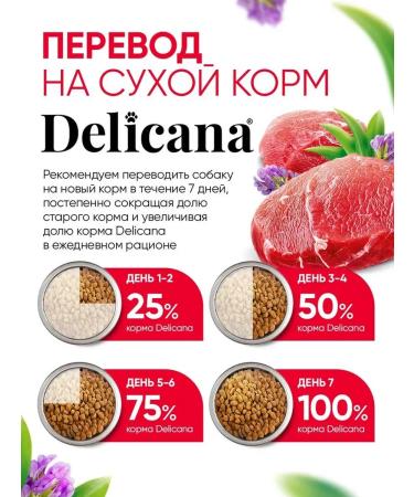 Delicana Dry food for medium -sized puppies beef 12 kg - Buy Online on GoSupps.com