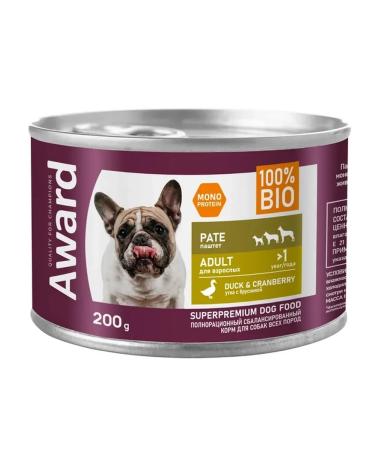 AWARD for dogs wet food 200g x 6pcs - Buy Online on GoSupps.com
