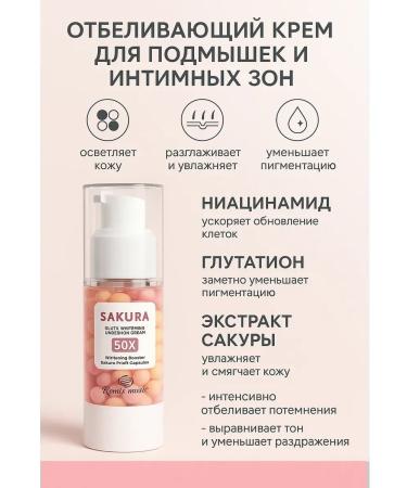 NAMAST Whitening cream gel for an intimate area and armpits - Buy Online on GoSupps.com