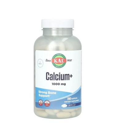 KAL Calcium 1000 mg 200 gel capsules