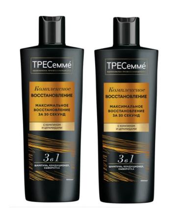 Tresemme Hair shampoo 3B1 Repair Restoration 2 pcs 360 ml