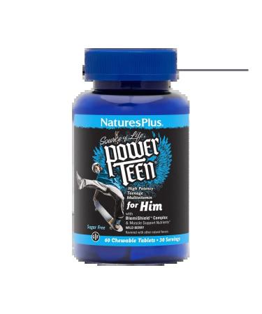 Natures Plus Vitamins for teenage boys 60 pcs