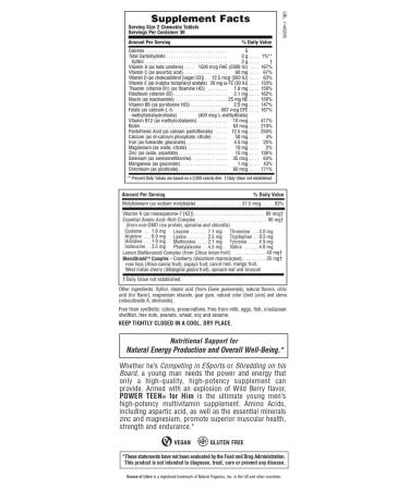 Natures Plus Vitamins for teenage boys 60 pcs - Buy Online on GoSupps.com