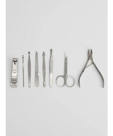 The manicure set of "reptile" 8 items in a case black - Buy Online on GoSupps.com