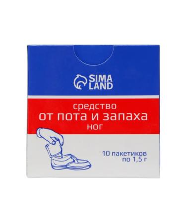 Vitamino A remedy for sweat and smell of legs of 10 bags of 1.5 - Buy Online on GoSupps.com