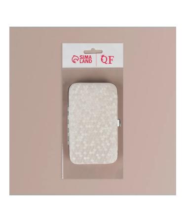 Manicure set 7 items in case milk color - Buy Online on GoSupps.com