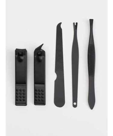 Manicure set 5 items in a case black - Buy Online on GoSupps.com