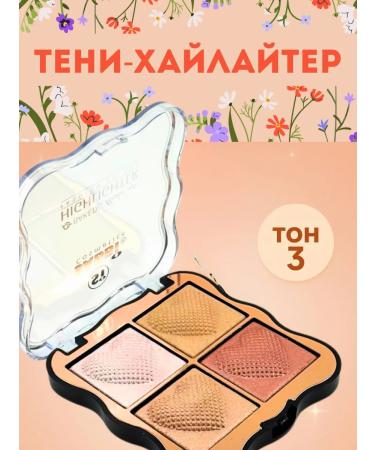 Tenvia Highlighter with soft radiance palette tone 3