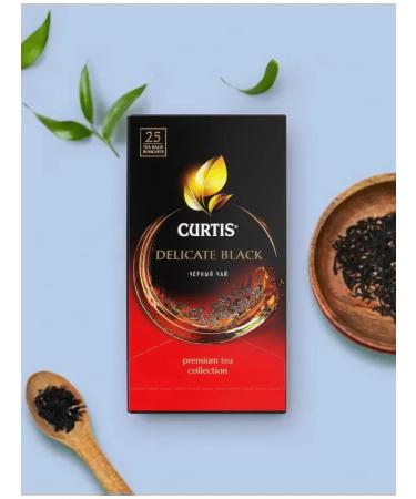 Curtis Black tea Delicate Black 25 bags 2 packages - Buy Online on GoSupps.com