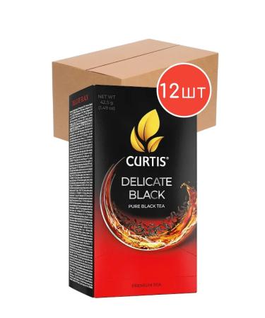 Curtis Black tea Delicate Black 25 bags 12 packages
