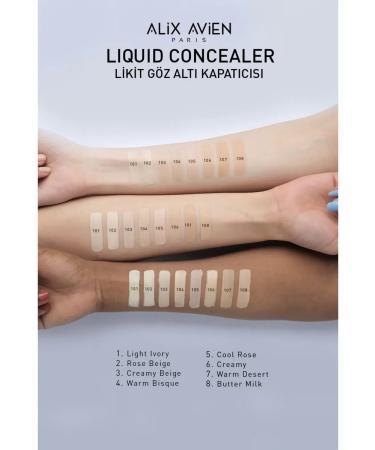 ALIX AVIEN Face Concealer 101 LIGHT IVORY dense concealing cream corrector - Buy Online on GoSupps.com