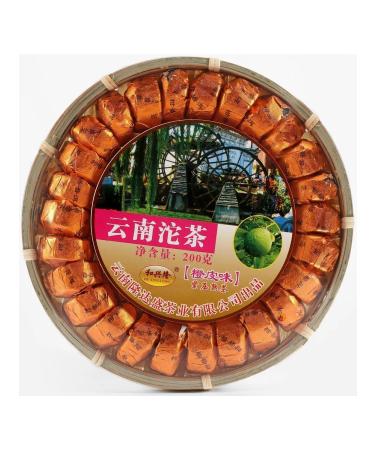 JEKITCHAY Chinese tea shu puer toch with orange zest 200 g