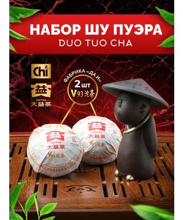 iTEA Chinese tea shu puer v93 2 pcs. kit