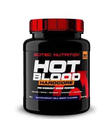 Scitec Nutrition Hot Blood Hardcore Pre-Workout 700g Blackcurrant-Goji Berry