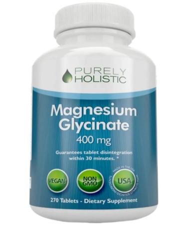 Purely Holistic Magnesium Bisglycinate 400 Mg 270 tablets