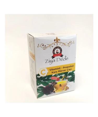 Ziya dede Turkish soluble tea of an elderberry with propolis 150 grams of cubes - Buy Online on GoSupps.com