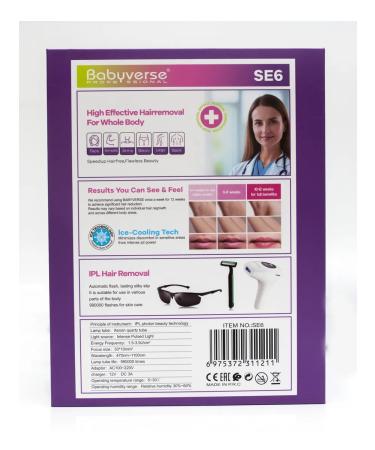 Babyverse IPL photoepator with cooling - Buy Online on GoSupps.com