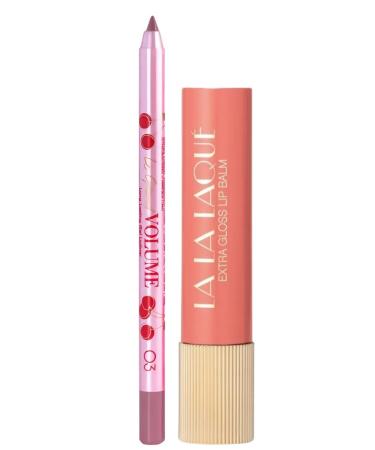 VIVIENNE SABO Set of lip pencil gel 03+lipstick-balm 04 - Buy Online on GoSupps.com