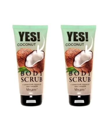 Magrav Body scrub Yes! Coconut 200 ml 2 pcs