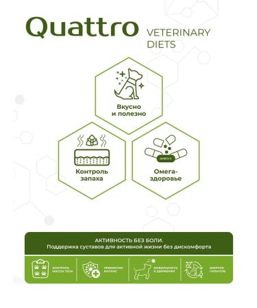 QUATTRO VETERINARY DIETS Dog feed VD Joint Mobility JM giant breeds 2.5 kg - Buy Online on GoSupps.com