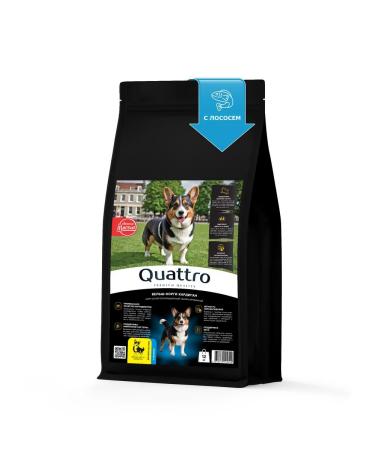Quattro Feed for dogs of the breed velsh cargi cardigan salmon 12 kg
