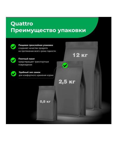 Quattro Feed for dogs of the breed velsh cargi cardigan lamb 12 kg - Buy Online on GoSupps.com