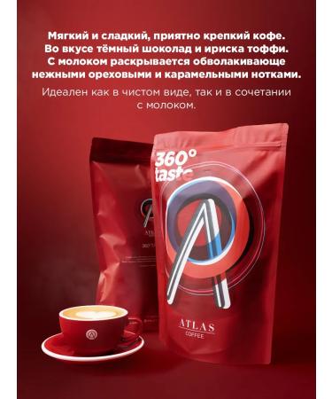 Atlas Coffee Ground coffee for espresso Peru Arabica 250 gr - Buy Online on GoSupps.com