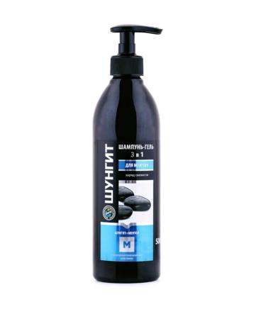 NATURAL PHARMACY Shampoo-gel 3B1 shungite+menthol 500 ml