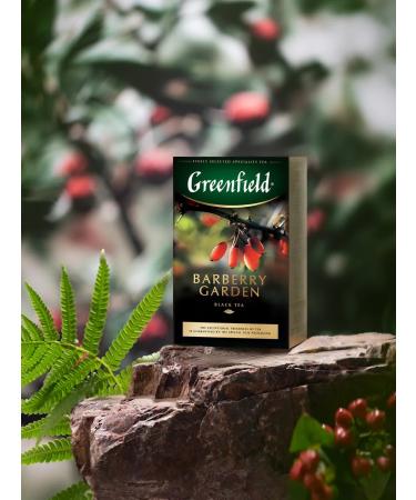 Greenfield Black tea Barberry Garden sheet 100 g - Buy Online on GoSupps.com