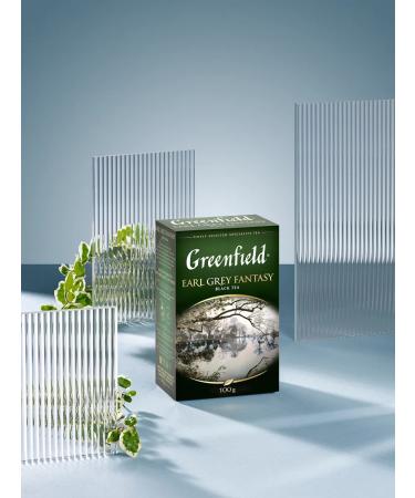 Greenfield Black tea Earl Grey Fantasy sheet 100 g - Buy Online on GoSupps.com