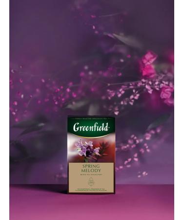 Greenfield Black tea Spring Melody sheet 100 g - Buy Online on GoSupps.com
